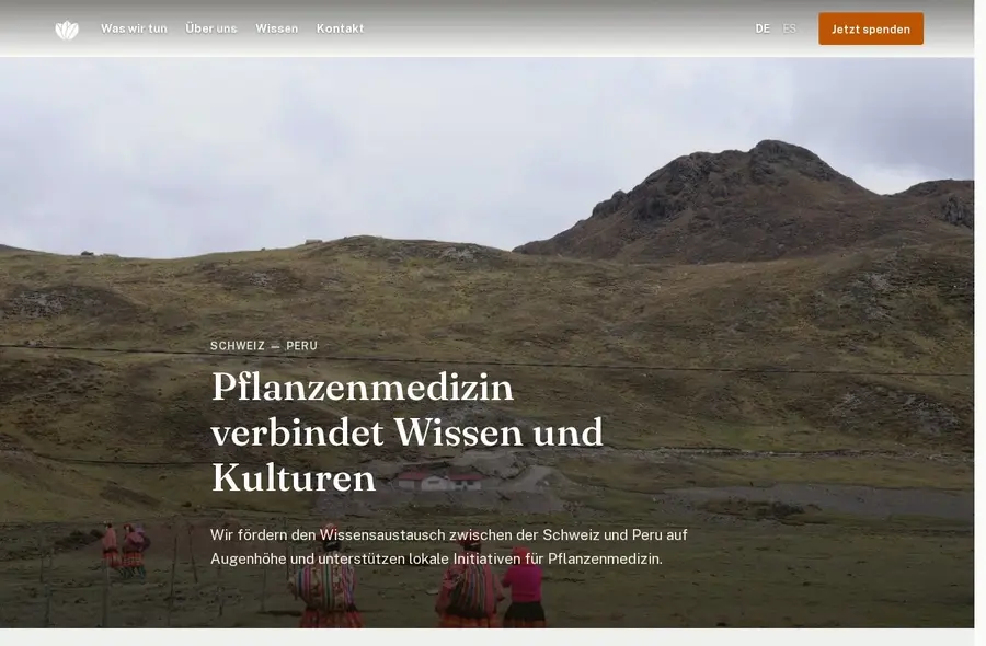 Screenshot von plantmedicine.ch
